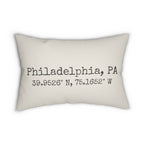 City Coordinates Personalized Pillow