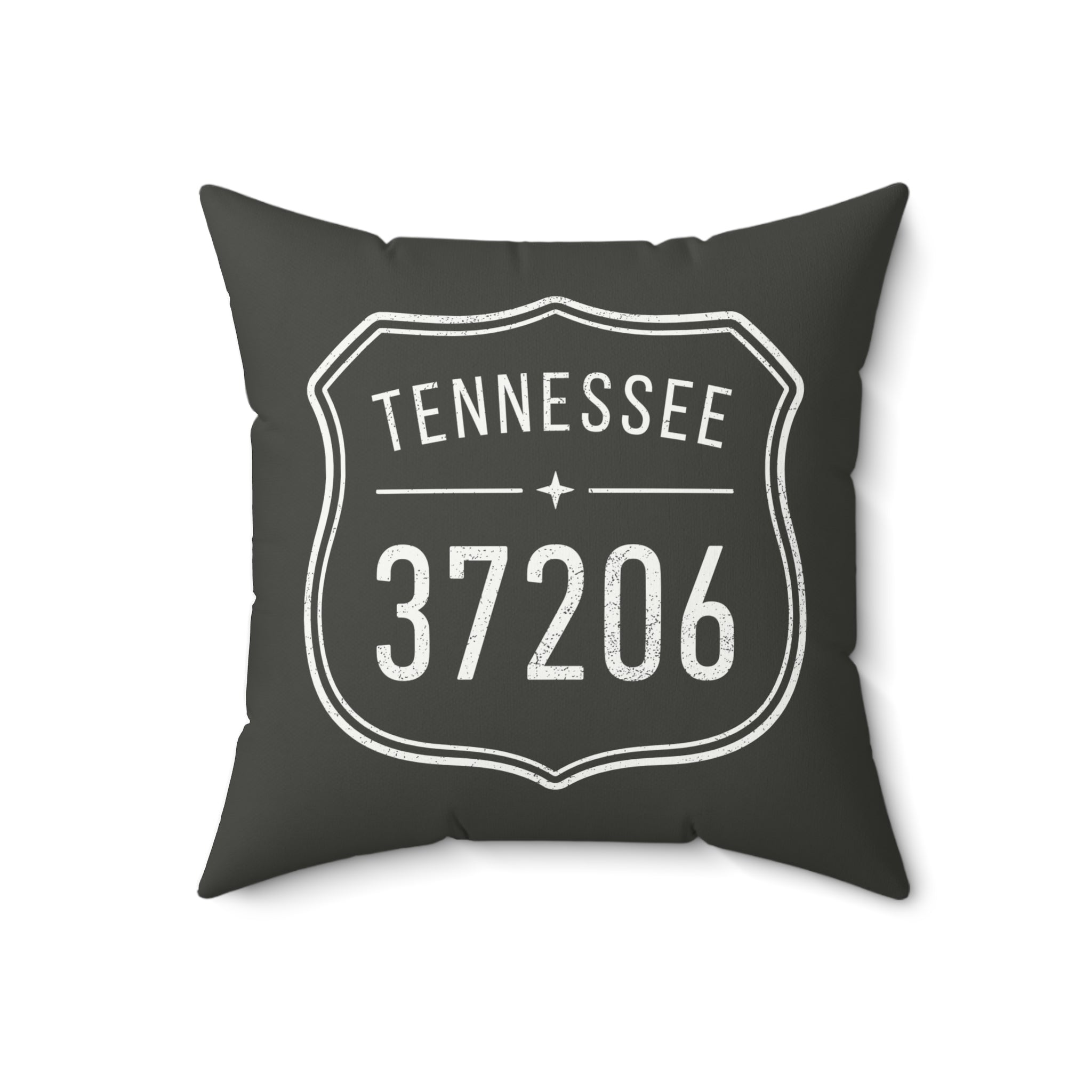 State Zip Code Road Sign Personalized Pillow