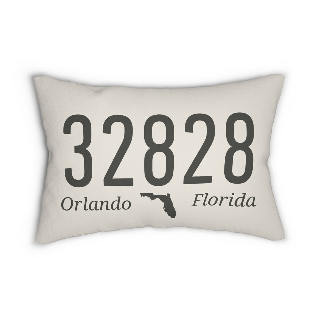 City & ZIP Code Personalized Pillow