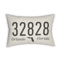 City & ZIP Code Personalized Pillow