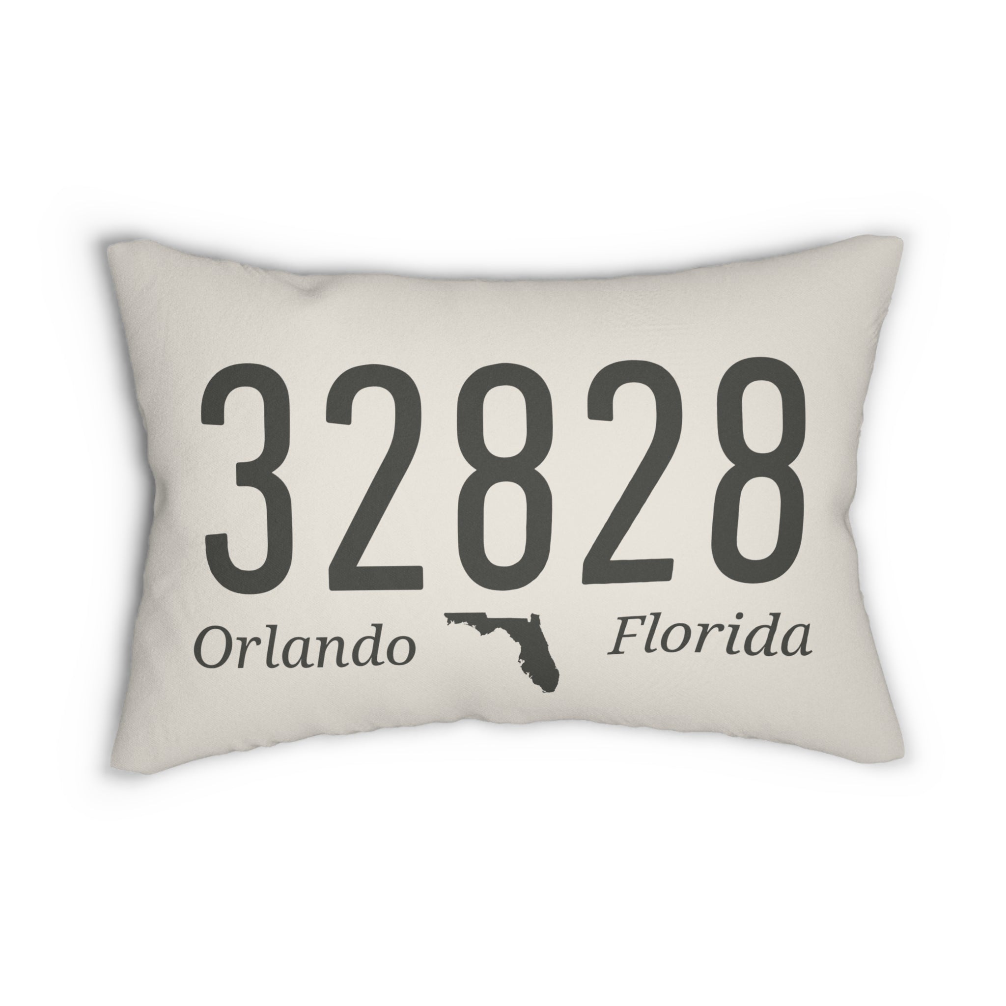 City & ZIP Code Personalized Pillow