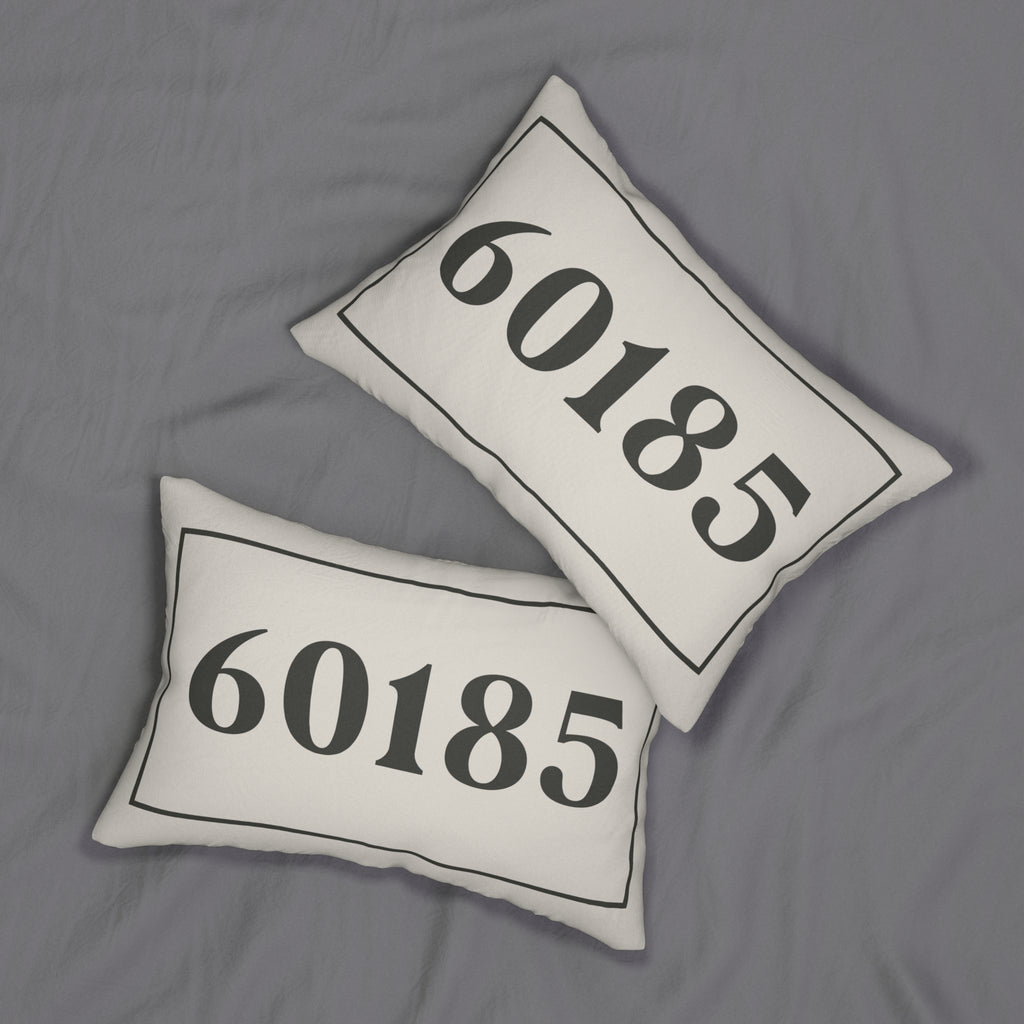 Framed Zip Code Personalized Pillow