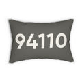Minimal ZIP Code Personalized Pillow