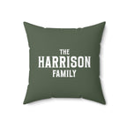 Heritage Family Name Personalized Pillow
