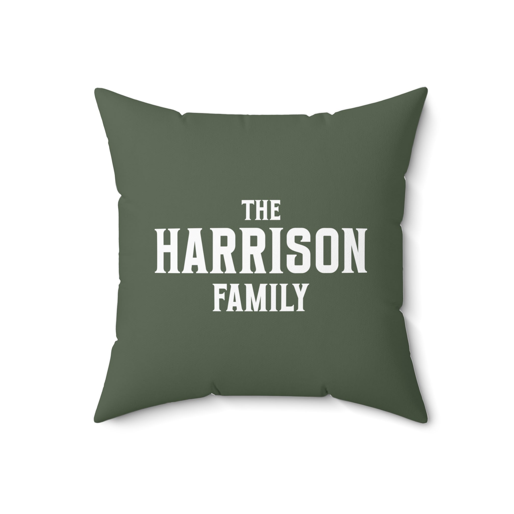 Heritage Family Name Personalized Pillow