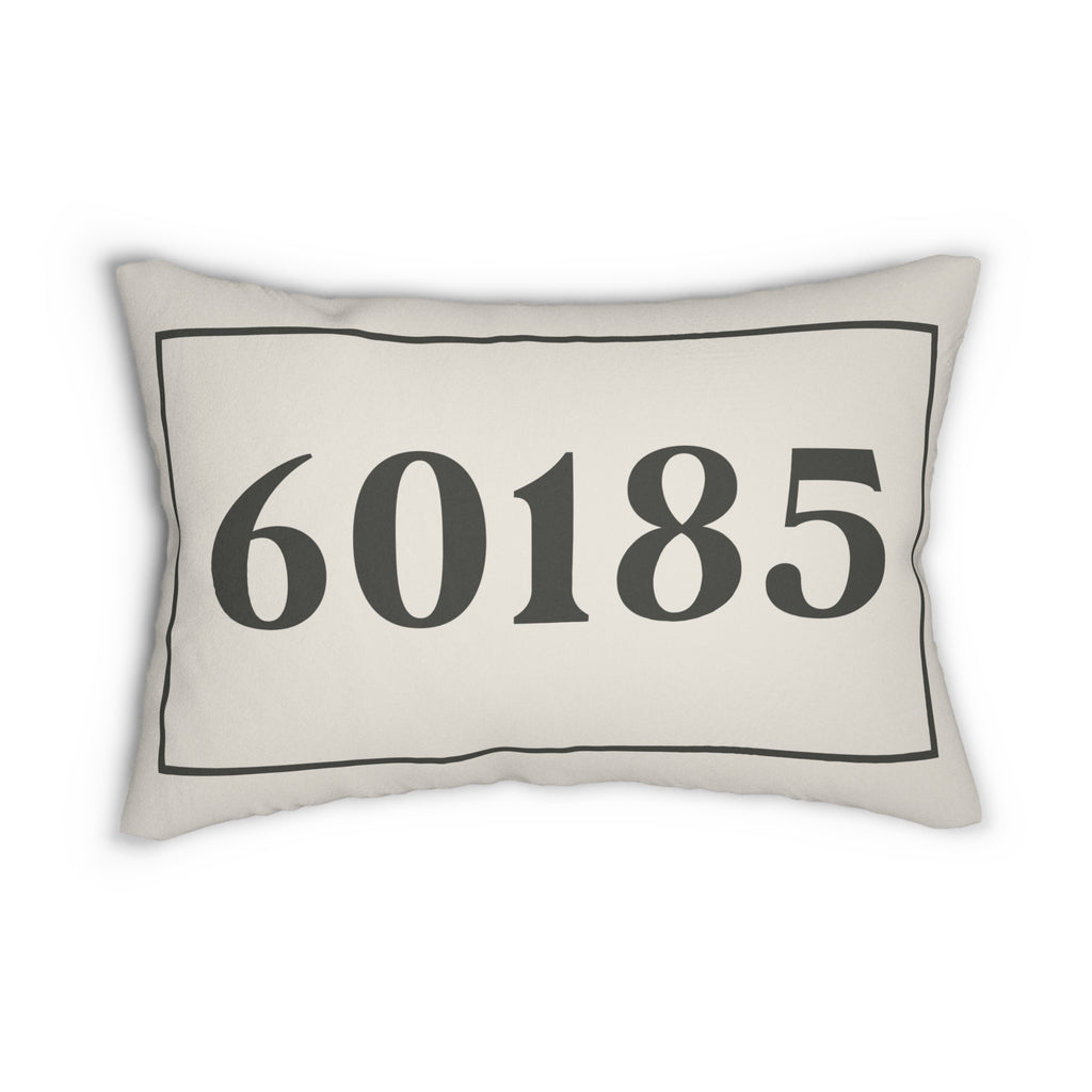 Framed Zip Code Personalized Pillow