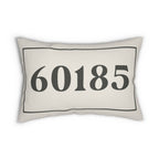 Framed Zip Code Personalized Pillow