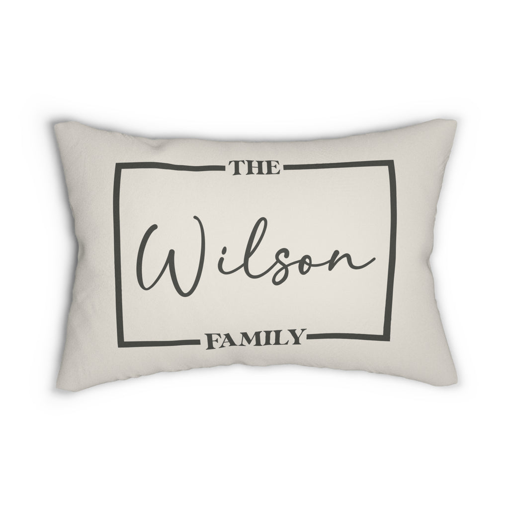 Classic Family Personalized Pillow