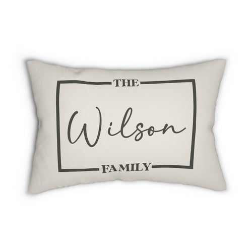 Classic Family Personalized Pillow