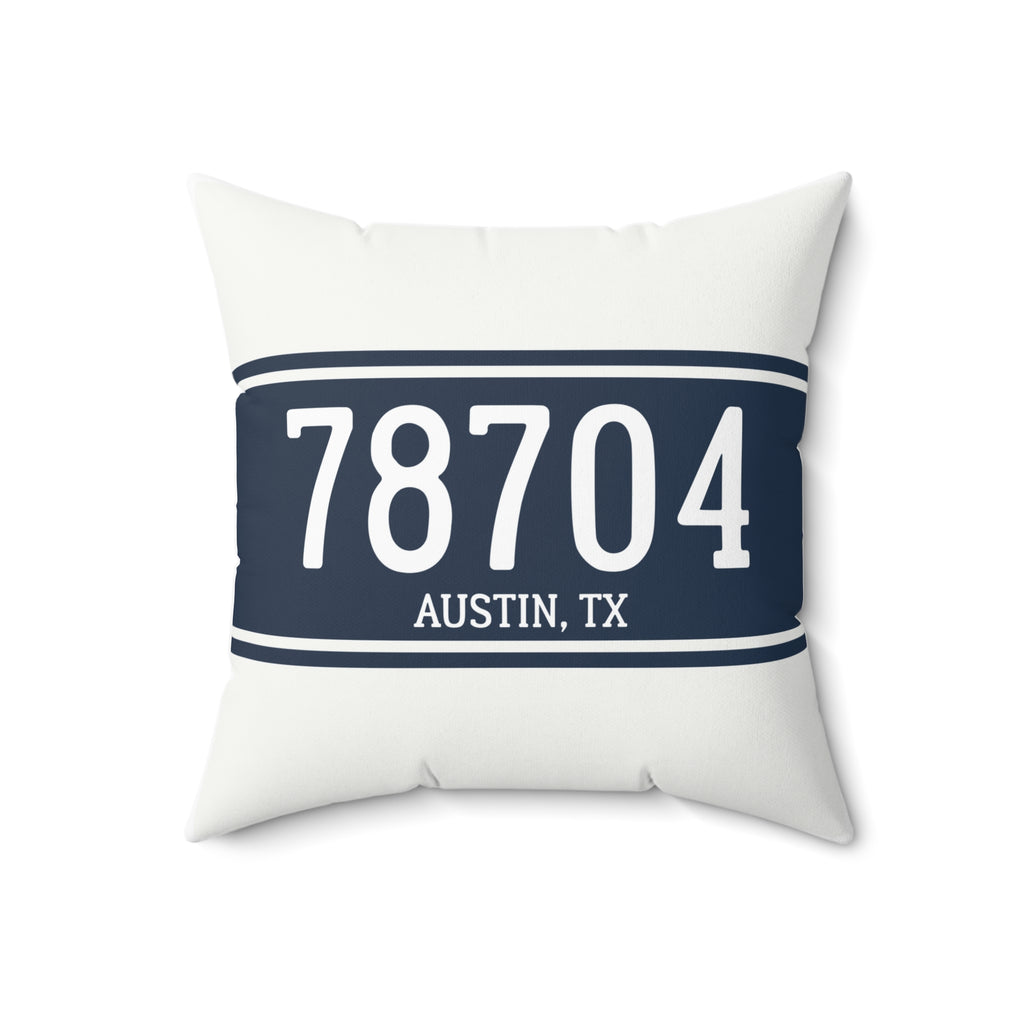 Classic Stripe ZIP Code Personalized Pillow