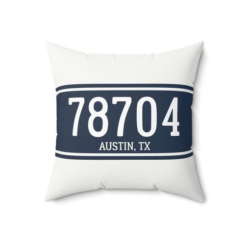 Classic Stripe ZIP Code Personalized Pillow