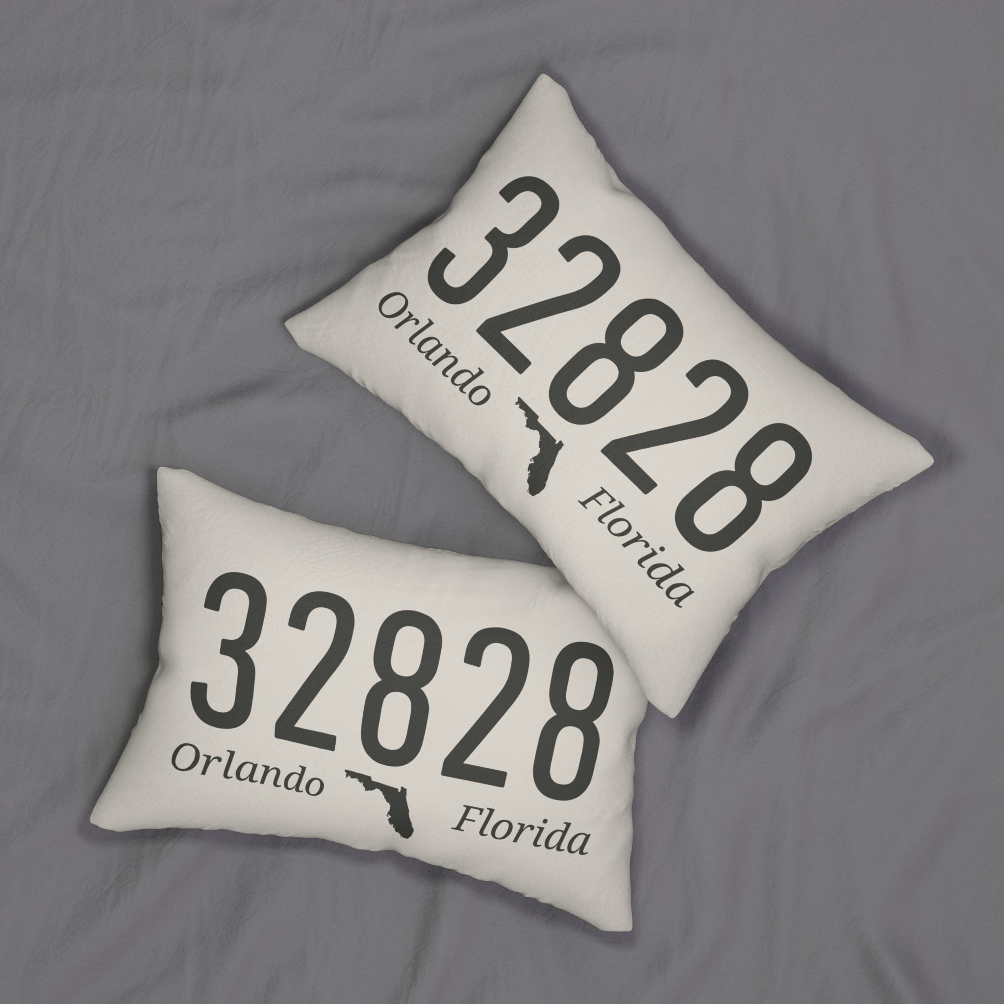 City & ZIP Code Personalized Pillow