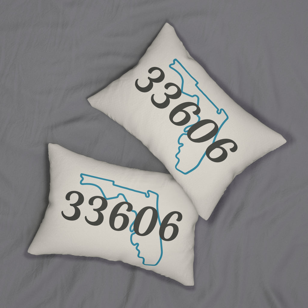 State Outline ZIP Code Personalized Pillow
